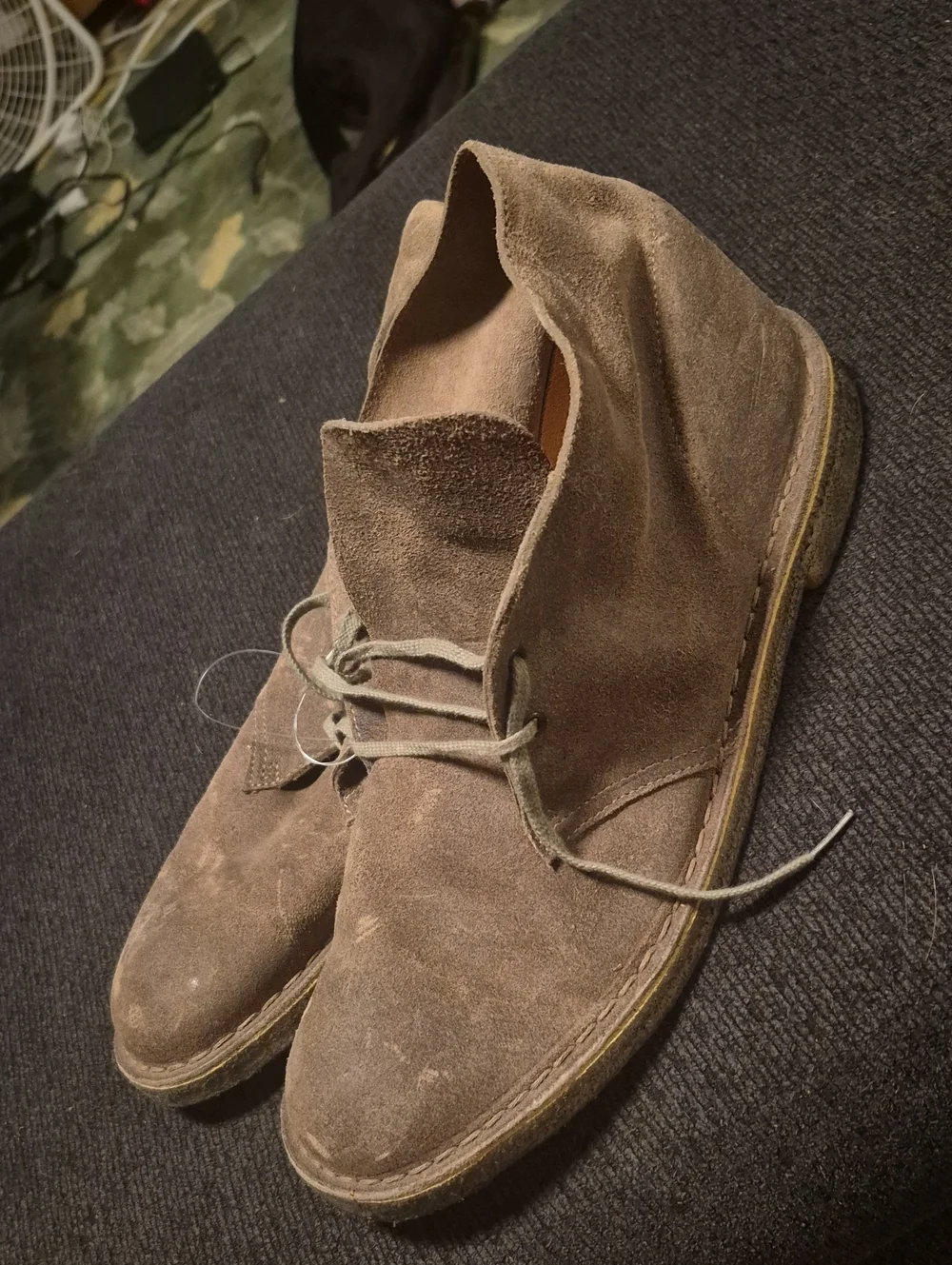 Clarks Men's Suede Chukka Boots in Brown